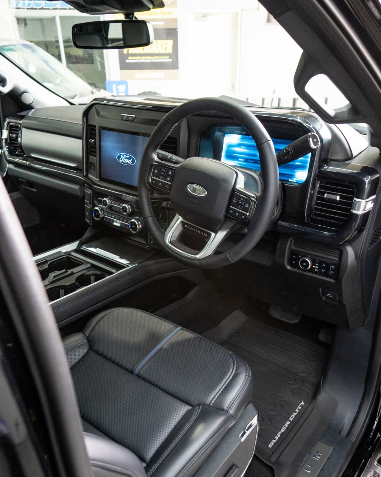 Behind-dash conversion detail