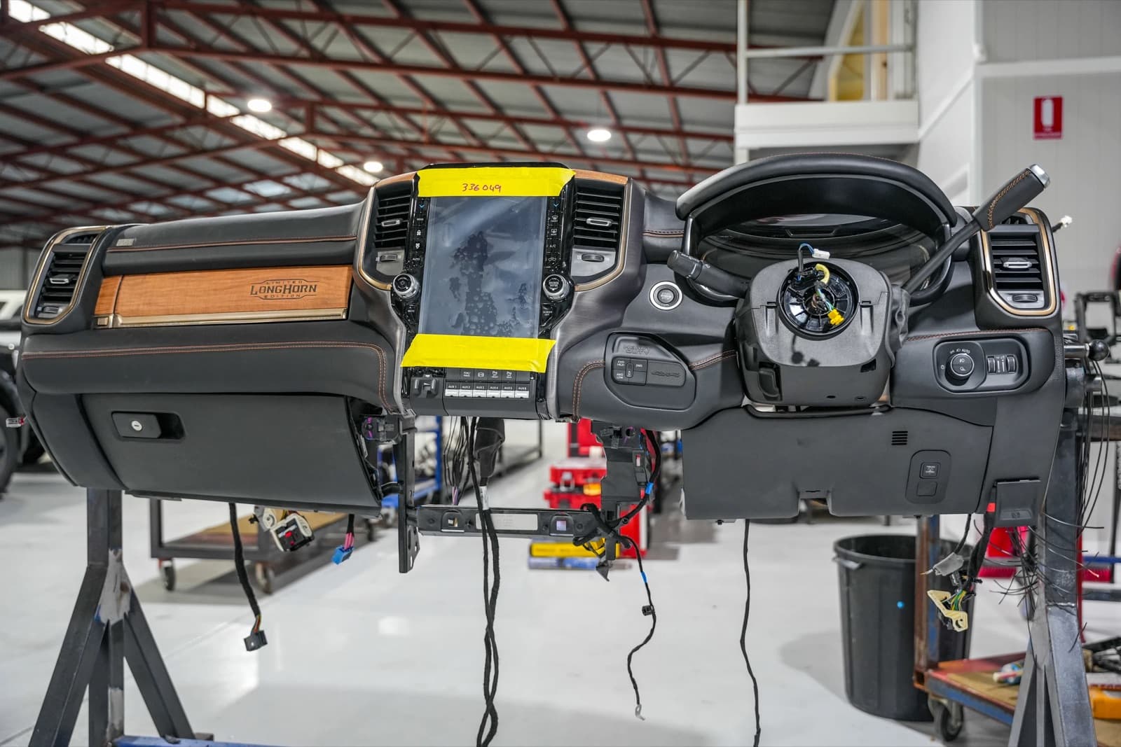 Factory HVAC system retained — original dash, original vents, original controls