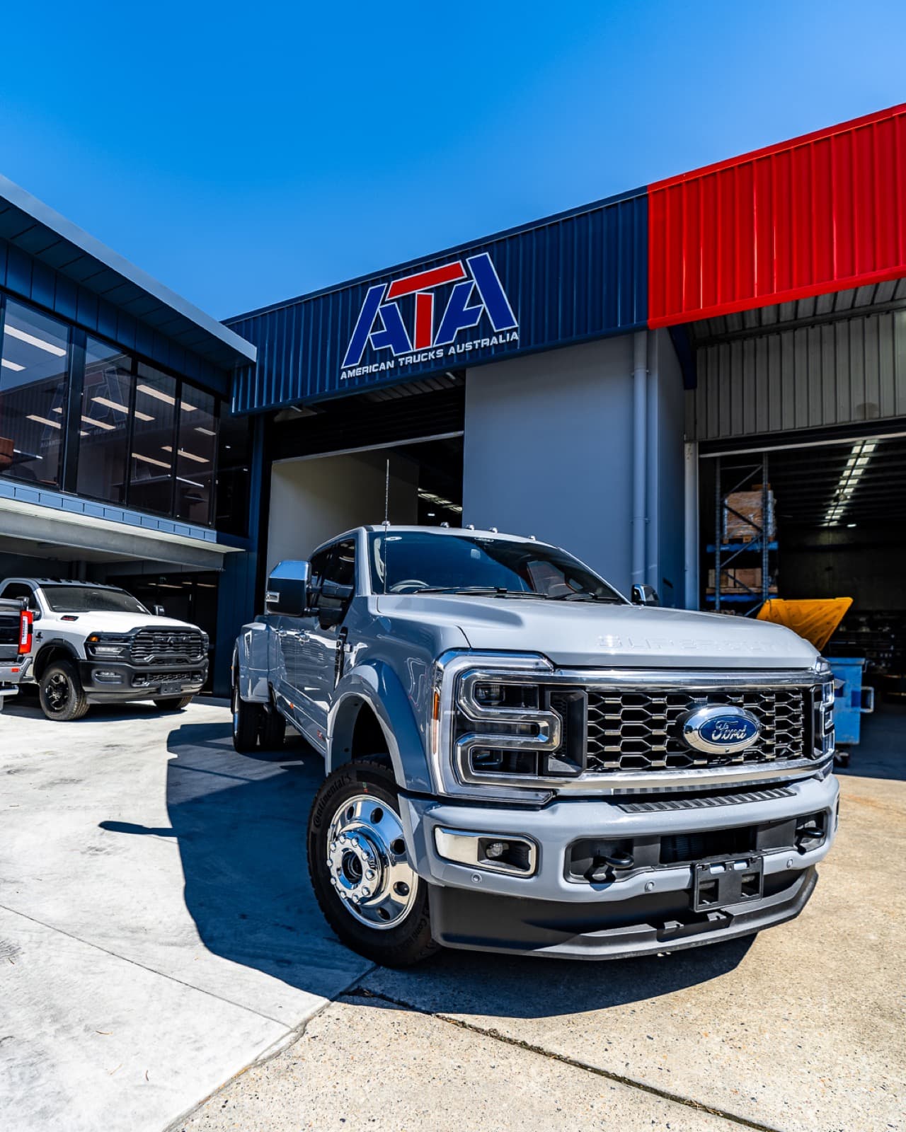 Customised Ford F-450 Platinum at the ATA showroom