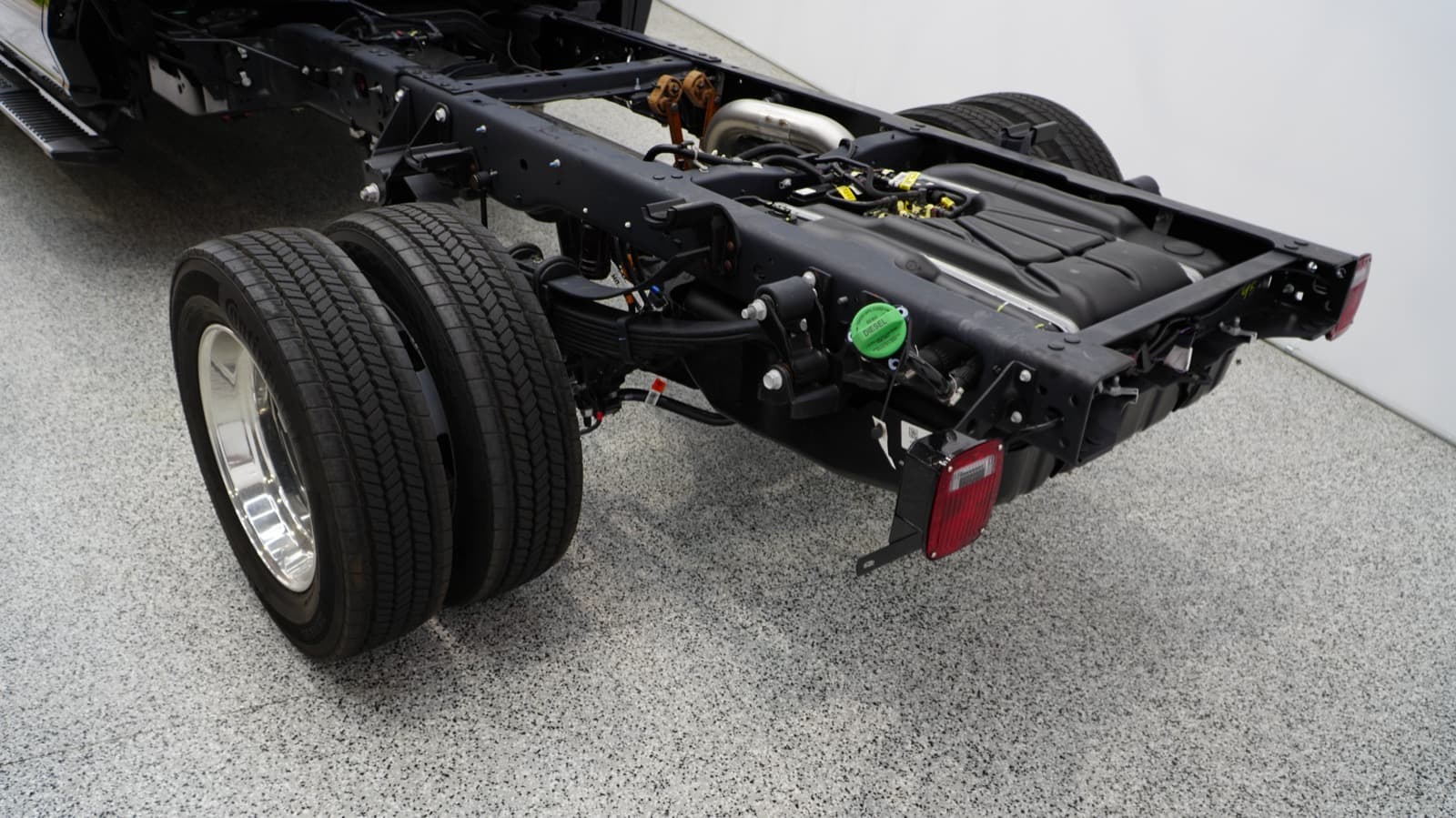 Post-conversion chassis detail